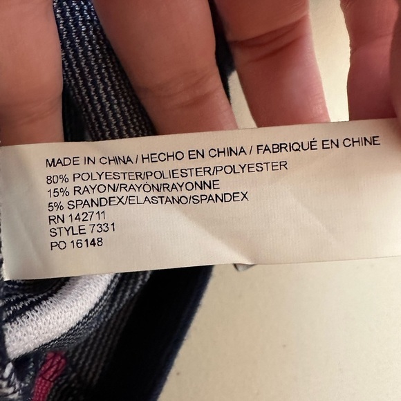 Draper James x Eloquii Ottoman Stripe Dress 14 - Picture 4 of 12